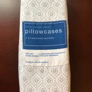 NEW Benzoyl Peroxide Acne Medications Resistant Pillowcases (2)